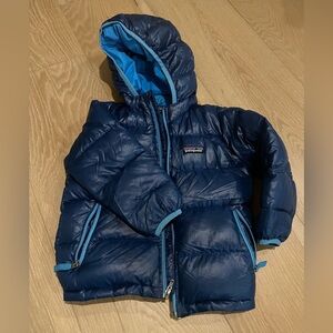 Patagonia Boys Blue Puffer Jacket 3T